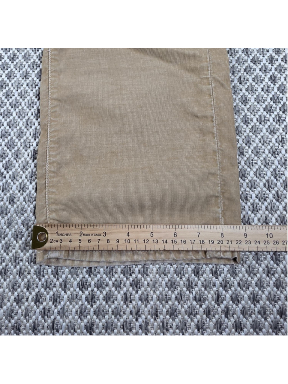 True Religion Ricky Relaxed Straight Corduroy Pants Men’s 42 Beige Tan USA Y2K - Picture 11 of 12